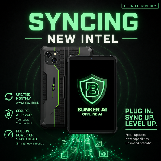 BunkerAI Tablet Updates