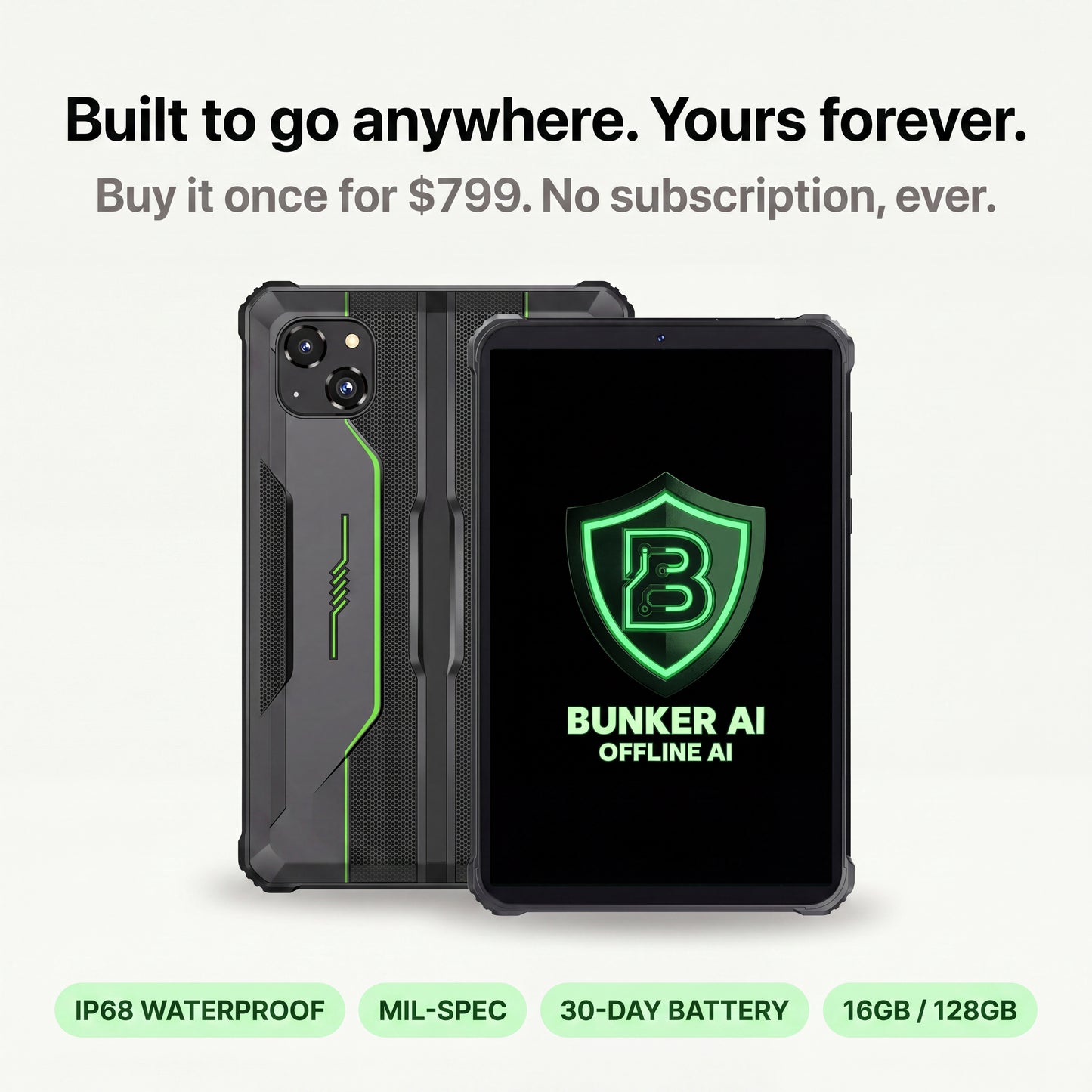 BunkerAI Tablet 2